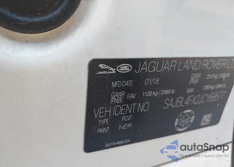 2018 Jaguar Xf 25T R-Sport z USA, uszkodzony, nr VIN SAJBL4FX2JCY68577